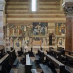 Right nave of the upper church, frescoed wall